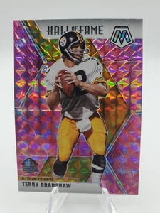 2022 Panini Mosaic Football TERRY BRADSHAW #244 CAMO PINK MOSAIC PRIZM - Picture 1 of 2