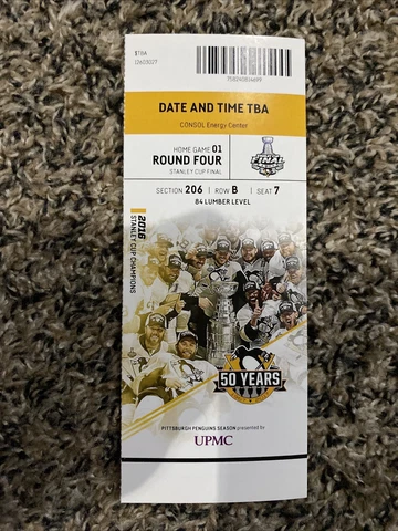 2017 PITTSBURGH PENGUINS Predators TICKET STUB STANLEY CUP FINAL GAME 1 Cover
