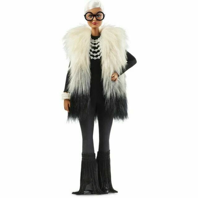 Barbie Collector Styled by Iris Apfel Doll With Multi-hued Vest Toy Gift