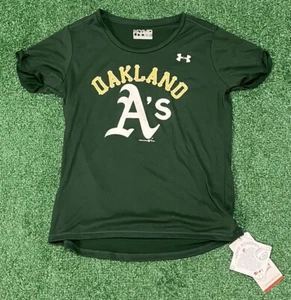 Under Armour Oakland Athletics Short Sleeve Youth Medium Shirt NWT - Picture 1 of 3
