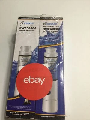 EXCELPURE Replacement Refrigerator Water Filter RWF5800A 2 pack - Image 1 of 4