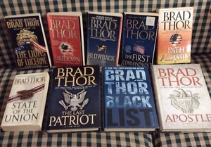 Lot of 9 books by Brad Thor- Mystery/Thriller- 3 HB's, 6 PB's - Picture 1 of 1