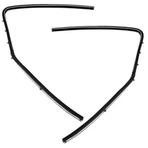 1964-1967 Corvette Window Channel Upper & Rear Pair - Coupe NEW - Bild 1 von 8