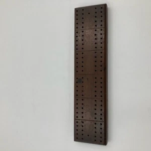 Vintage Wooden 3-Track Cribbage Board – 30.5cm – No Pegs – Classic Game - Picture 1 of 7