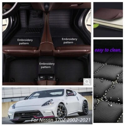 Fit Nissan 370Z 2002-2021 Car Floor Mats Auto Cargo Handmade Carpets Custom - Изображение 1 из 4