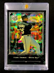 FRANK THOMAS BLACK DIAMOND REFRACTOR Rare Holo SP Insert - WHITE SOX - Picture 1 of 7