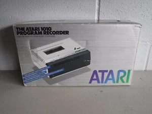 Vintage 1980s Atari 1010 Program Recorder, Power Supply & Manual in Box - Afbeelding 1 van 10