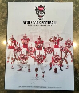 New NC STATE WOLFPACK NCSU 2019 Football Media Guide ACC Media Day - Picture 1 of 1
