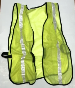 Chaleco de seguridad de malla amarilla con tiras reflectantes de alta visibilidad para correr paseos de perros - Imagen 1 de 14