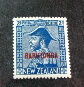Cook Islands Briefmarke Scott # 74 Neuseeland Aufdruck 1927 MH L727 - Bild 1 von 1