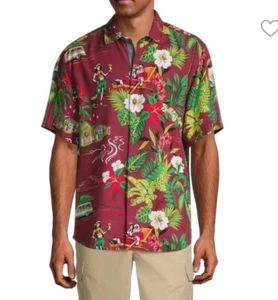Camisa con botones TOMMY BAHAMA Home For The Hula-Days - Grande y alta 3XLB - Imagen 1 de 14