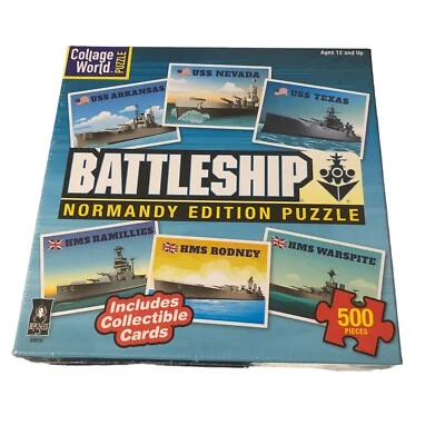 Rompecabezas "Battleship" Edición Normandía ~ 500 Piezas ~ Nuevo Sellado de Fábrica Foto 1 de 2