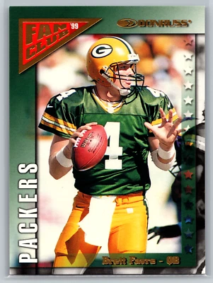 Brett Favre 1999 Donruss Fan Club '99 Gold /5000 FC4 Green Bay Packers - Image 1 of 2