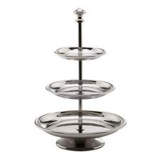 Hepp 15.2269.2130 Silverplate 3-Tier 8-7/16D Pastry Stand"