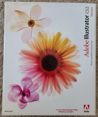 Adobe Illustrator CS2 Education Windows/Tiene número de serie incluido/2005 Foto 1 de 3