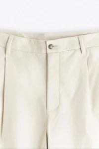 Zara Limited Edition Herren Lederhose Weiß Gr. 34 - Bild 1 von 2