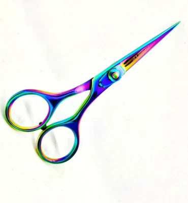 ATOZ SCISSORS 4.5 Titanium Hairdressing Pet Grooming Straight Scissor Hair Cutting Razor Sharp