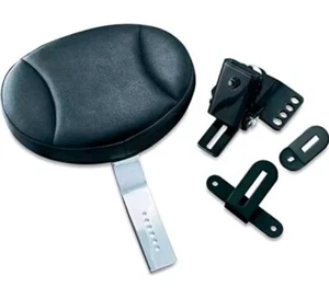 Kuryakyn 1670 Plug-In Driver's Backrest for Harley Touring 97-20 w/ Slotted Seat - Foto 1 di 2