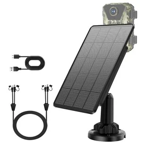 Trail Camera Solar Panel Solar Battery Charger Kit 12V/1A 6V/1.5A with Build-... - Picture 1 of 8