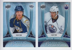2009-10 UD TRILOGY HOCKEY ROOKIE PREMIERE /999 RC #121-170 FINISH SET U PIC - Bild 1 von 5