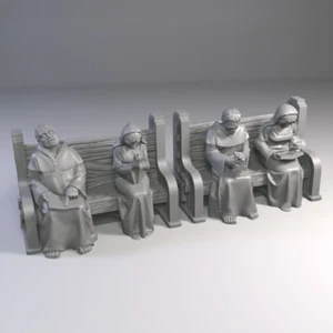 Set 18 - En oración - Miniaturas de paisaje de Tiny Furniture - Imagen 1 de 2