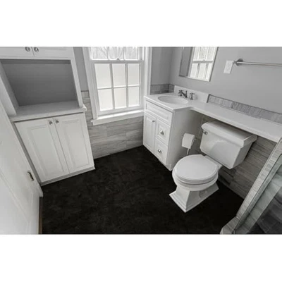 Ковер для ванной комнаты размер комнаты, 5 футов на 8 футов, шоколадный - Изображение 1 из 4