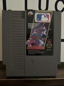 Major League Baseball 1987 MLB NES Video Game Cartridge Works Vintage Nintendo