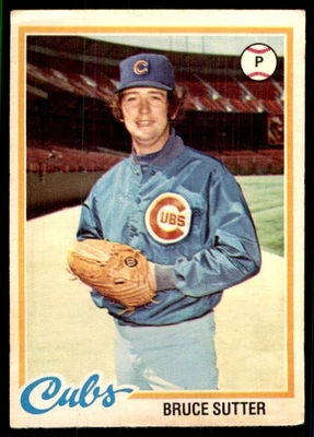 1978 O-Pee-Chee Bruce Sutter Chicago Cubs #196 - Image 1 of 2