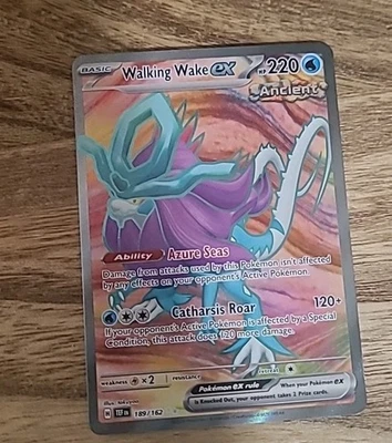 Walking Wake ex 189/162 SV05: Temporal Forces Full Art - Pokemon  - Image 1 of 2