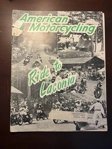American Motorcycling Magazine June 1962 Vintage Antique AMCA Laconia - Bild 1 von 3