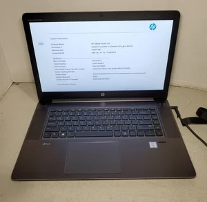 HP ZBook Studio G3 15,6" i7-6700HQ 2,60 GHz 16 GB di RAM senza SSD/OS! #69 - Foto 1 di 4