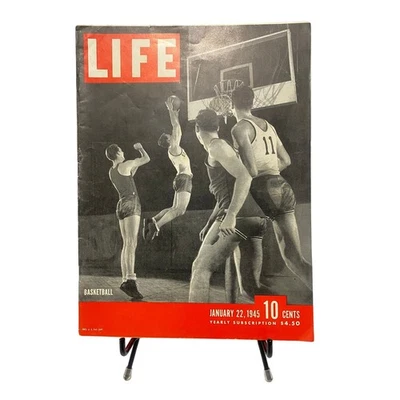 Life Magazine January 22 1945 Battle of the Bulge Rages on at Christmas - Image 1 of 4