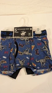 Boys Boxer Brief Beverly Hills Polo Club 5 Pack Size M (8-10) - Picture 1 of 7