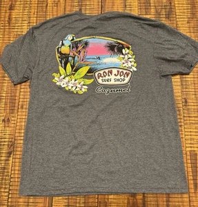 Ron Jon Surf Shop Cozumel T-Shirt Gr. XL grau 100% Baumwolle - Bild 1 von 10