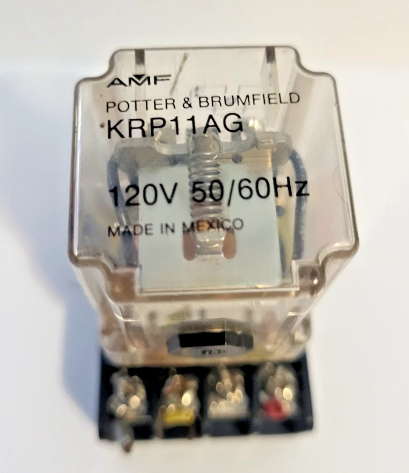 Potter & Brumfield KRP11AG 120V Relay 50/60Hz – Used, Ships Next Day - Image 1 of 1