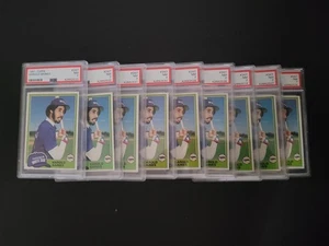 Harold Baines 1981 Topps Rookie Card RC Graded Mint PSA 7 (Lot of 9) - Picture 1 of 1