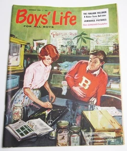 Boys Life Magazine 1960 September Boy Scouts GREAT Shape FULL PAGE Coke 7-Up Ads - Picture 1 of 2