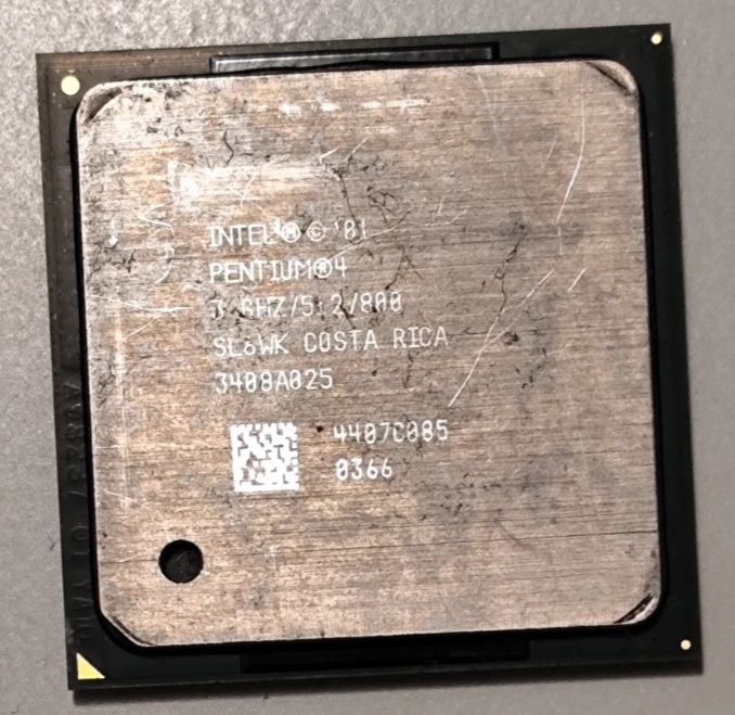 Cpu Intel Pentium 4 3.0GHz 512 800 SL6WK - Immagine 1 di 4