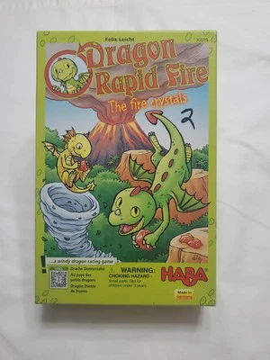 Dragon Rapid Fire: The Fire Crystals  Kids Board Game HABA 2016 Read Description - Image 1 of 4