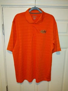 Champion OSU Oklahoma State Cowboys NCAA Short Sleeve Polo Shirt Men's sz XL - Picture 1 of 8