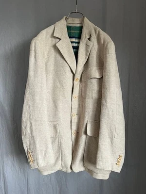 Nigel Cabourn Mallory Jacket Linen Wool Tweed Check Japan  Size L - Image 1 of 4