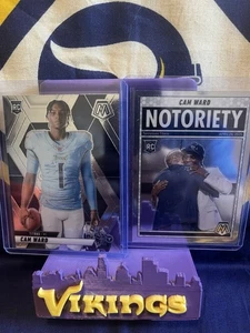 2025 Panini Mosaic Cam Ward RC Rookie Photo Variation SP Titans and Notoriety RC - Bild 1 von 1