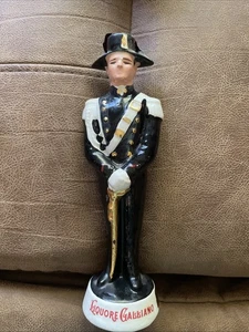 Vintage Galliano Schnapsflasche Coronetti Cunardo Italien Soldat in Uniform leer - Bild 1 von 9