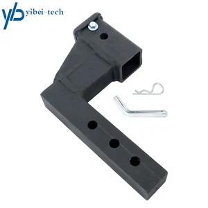 7500lbs Trailer Hitch Riser For 2 inch 2 inch Receiver with 6 inch Rise/Drop - Picture 1 of 20