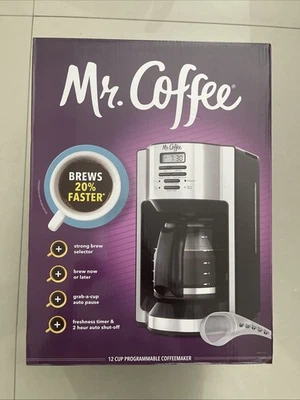 Mr. Coffee 12c Programmable Coffee Maker with Rapid Brew System Stainless Steel - Image 1 of 4
