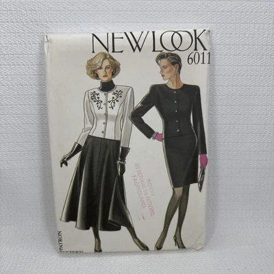 New Look 6011 Misses Skirt Jacket Suit Pattern 8-18 Uncut - Image 1 of 4