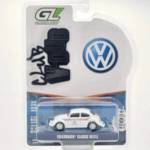 Greenlight Club V-Dubs White Volkswagen Beetle London Safety 1:64 Die-cast - Picture 1 of 1