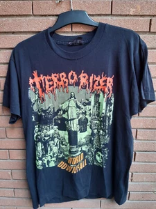 TERRORIZER "World downfall" ORIGINAL 1990 EARACHE T-SHIRT!! VINTAGE METAL - Picture 1 of 3
