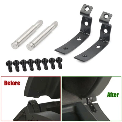GLOVE BOX LID HINGE SNAPPED REPAIR FIX BRACKETS KIT FOR AUDI A4 S4 RS4 B6 B7 8E — 第 1/4 张图片
