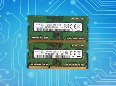 8GB (2x4GB) PC3L-12800s DDR3-1600MHz 1Rx8 Non-ECC Samsung M471B5173DB0-YK0 - Image 1 of 2